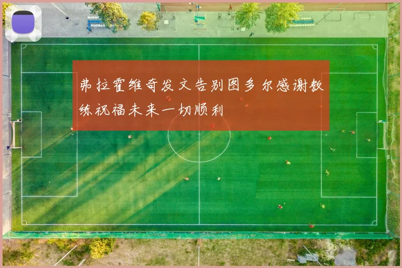 弗拉霍维奇发文告别图多尔感谢教练祝福未来一切顺利